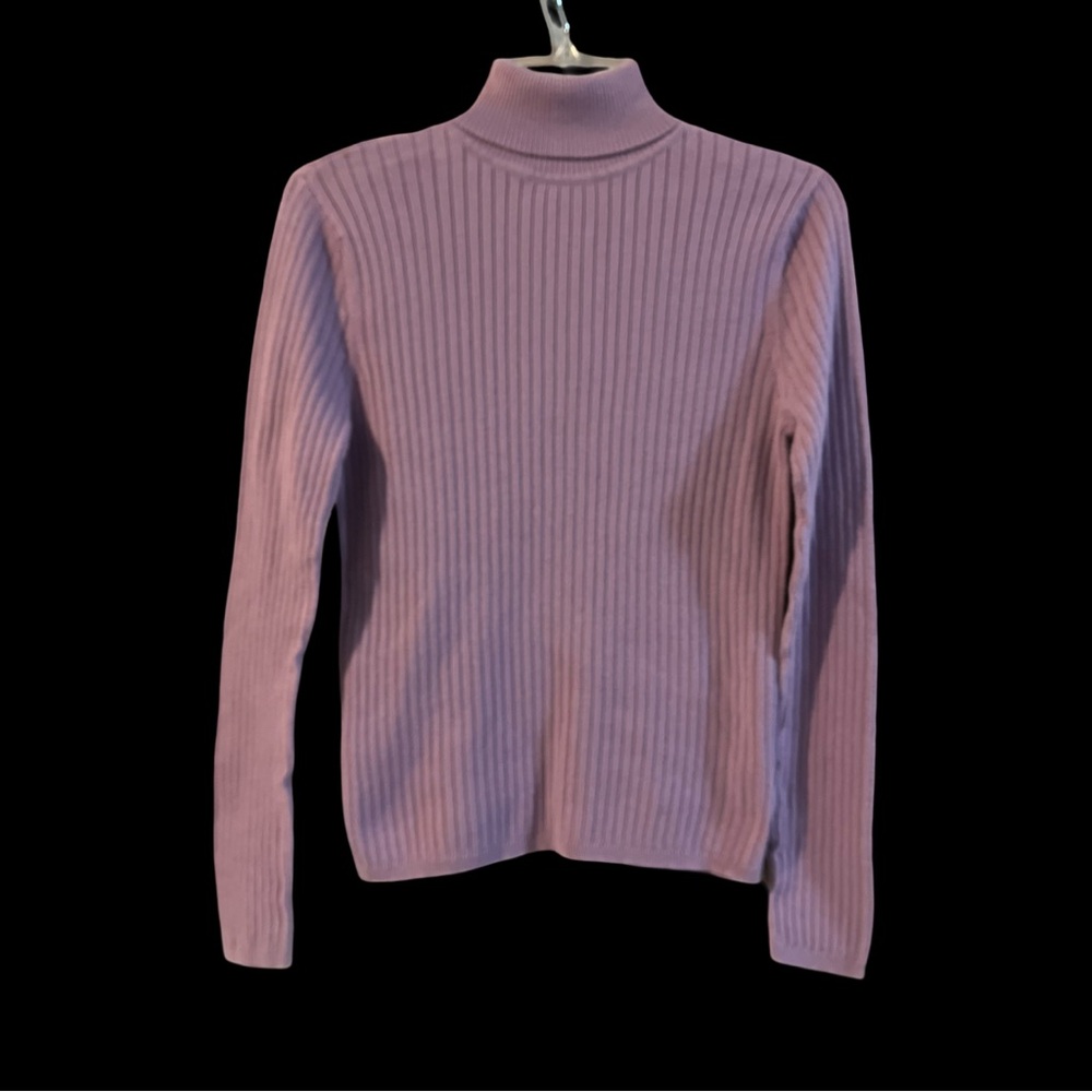 Talbots Lavender Ribbed Sweater